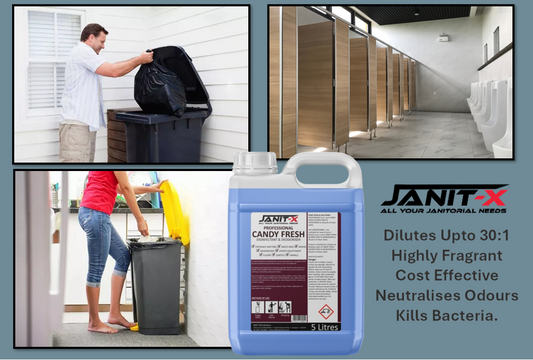 Janit-X Professional Candy Fresh Disinfectant & Deodoriser 5L Concentrate upto 30:1