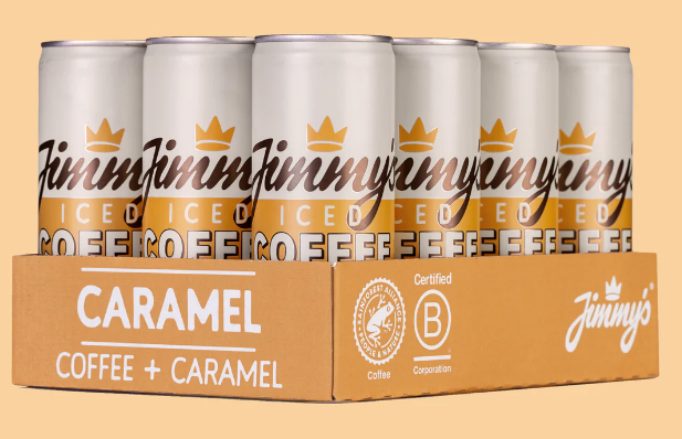 Jimmys Iced Coffee Caramel Cans 12 x 250ml