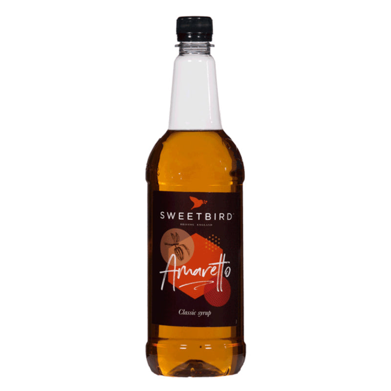 Sweetbird Amaretto Coffee Syrup 1 litre (Plastic)