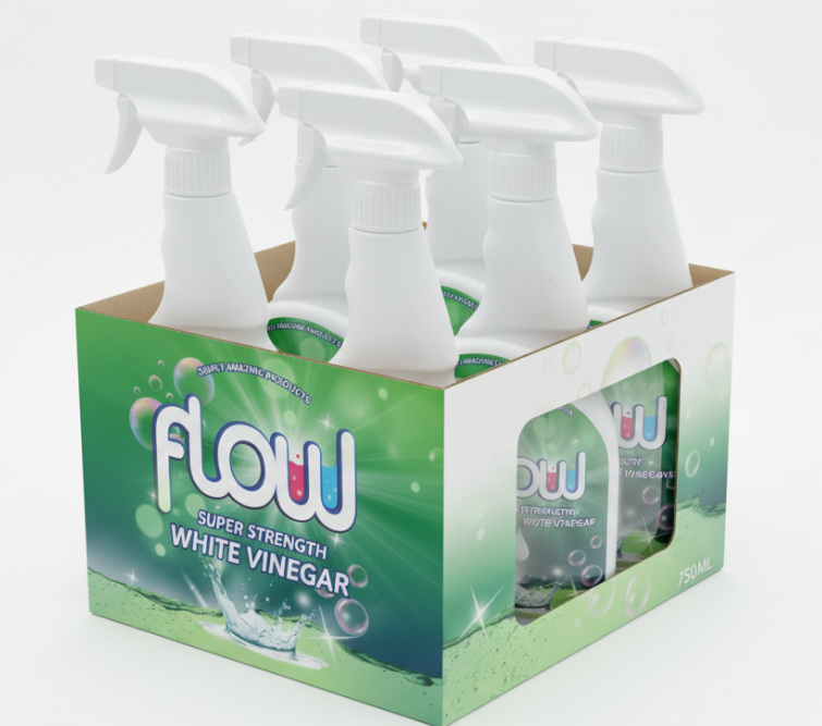Flow Chemicals Super Strength White Vinegar | 1 x 750ml