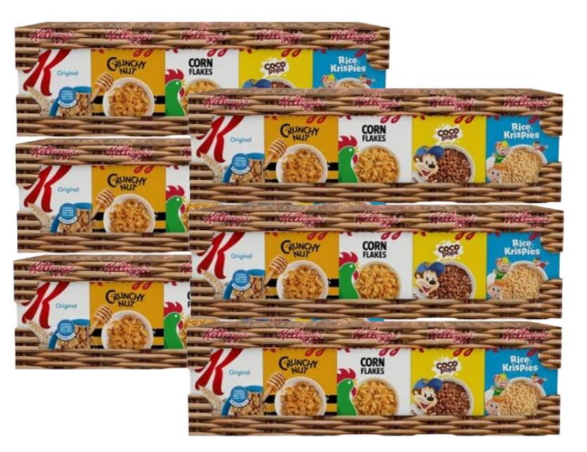 Kellogg's Mixed Case Portion Breakfast Cereals Variety Packs, 35-Count