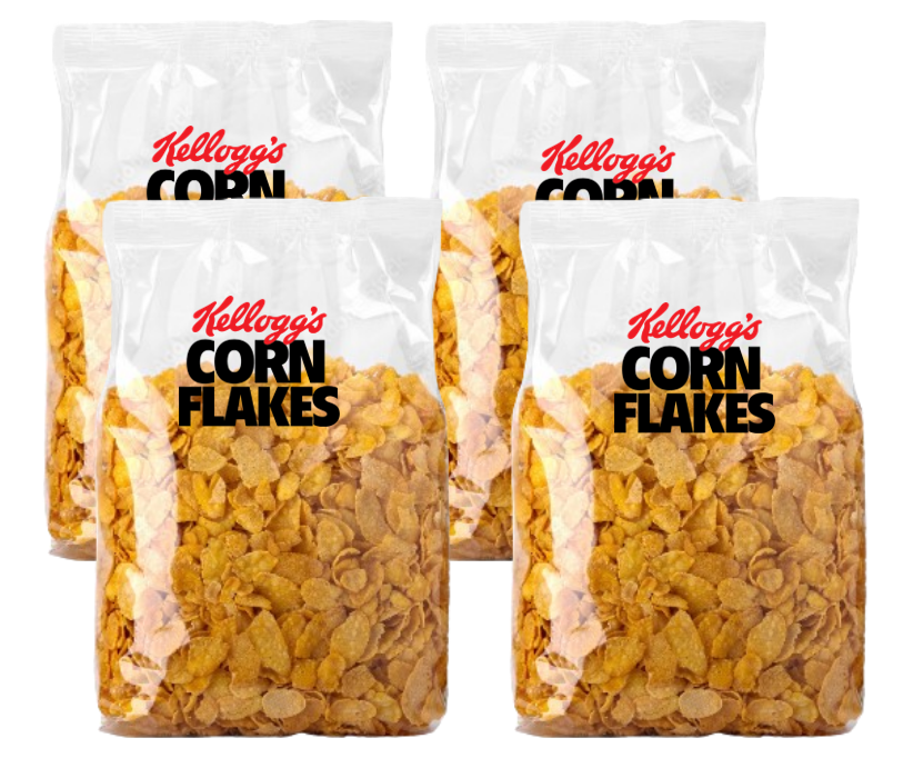 Kellogg's Cornflakes Bag 500g (Pack of 4) 5147852000