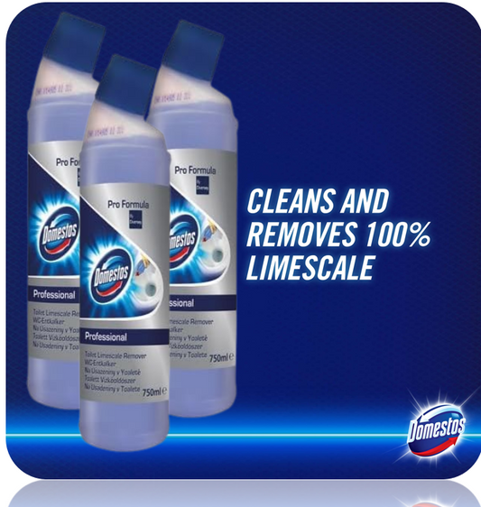 Domestos Professional Toilet Cleaner & Limescale Remover 750ml