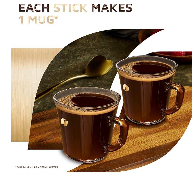 Nescafe Gold Blend Decaffeinated Instant Coffee Sticks (Pack 200)