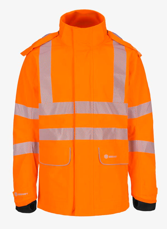 Beeswift Stormwear Mens Hi-Vis Jacket Orange ALL SIZES