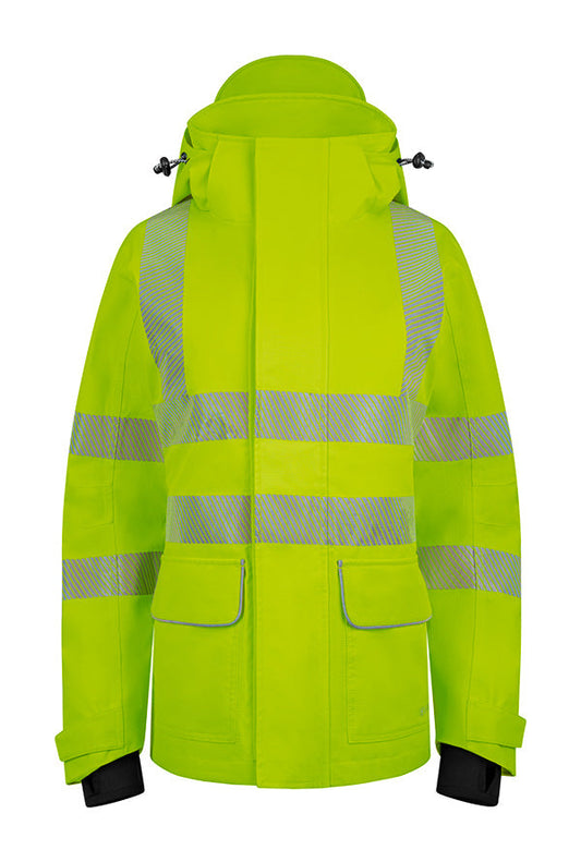 Beeswift Stormwear Womens Hi-Vis Jacket Yellow ALL SIZES