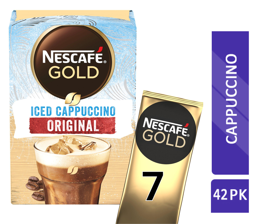 Nescafe Gold Iced Cappuccino Instant Coffee Sachets 7x15.5g