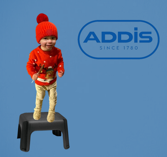 Addis Step Stool 25cm High Black