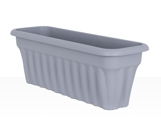 Wham Vista Large Trough Light Grey | Upcycled Material |1 x 80cm