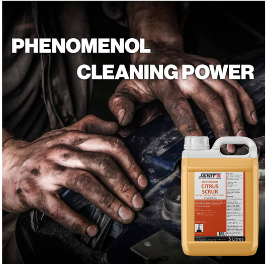 Janit-X Professional Citrus Scrub 5 Litre {Engineers & Mechanic Tough Cleaning Agent}
