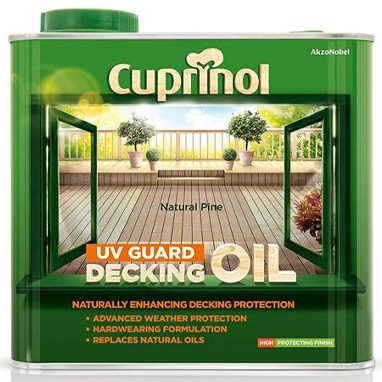 Cuprinol UV Guard Decking Stain NATURAL PINE 2.5 Litre