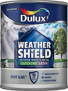 Dulux Weather Shield Quick Dry Satin Paint, 750 Ml - Heathland