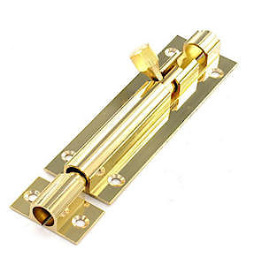 Sec Brs Door Bolt 76Mm S1524*