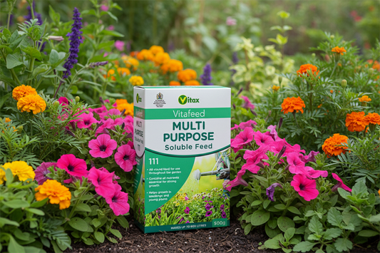 Vitax Vitafeed Multipurpose Feed Soluble Fertiliser | Makes Upto 900 Litre | 1 x 500g