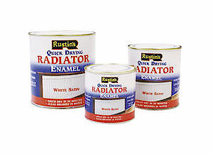 Rustins Quick Drying Radiator Enamel Satin 250Ml