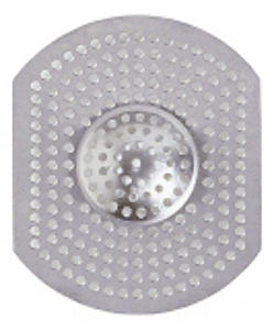 Chef Aid Large Aluminium Sink Strainer Fits Most Sinks Kitchen Gadget Silver (Pack Of 2)