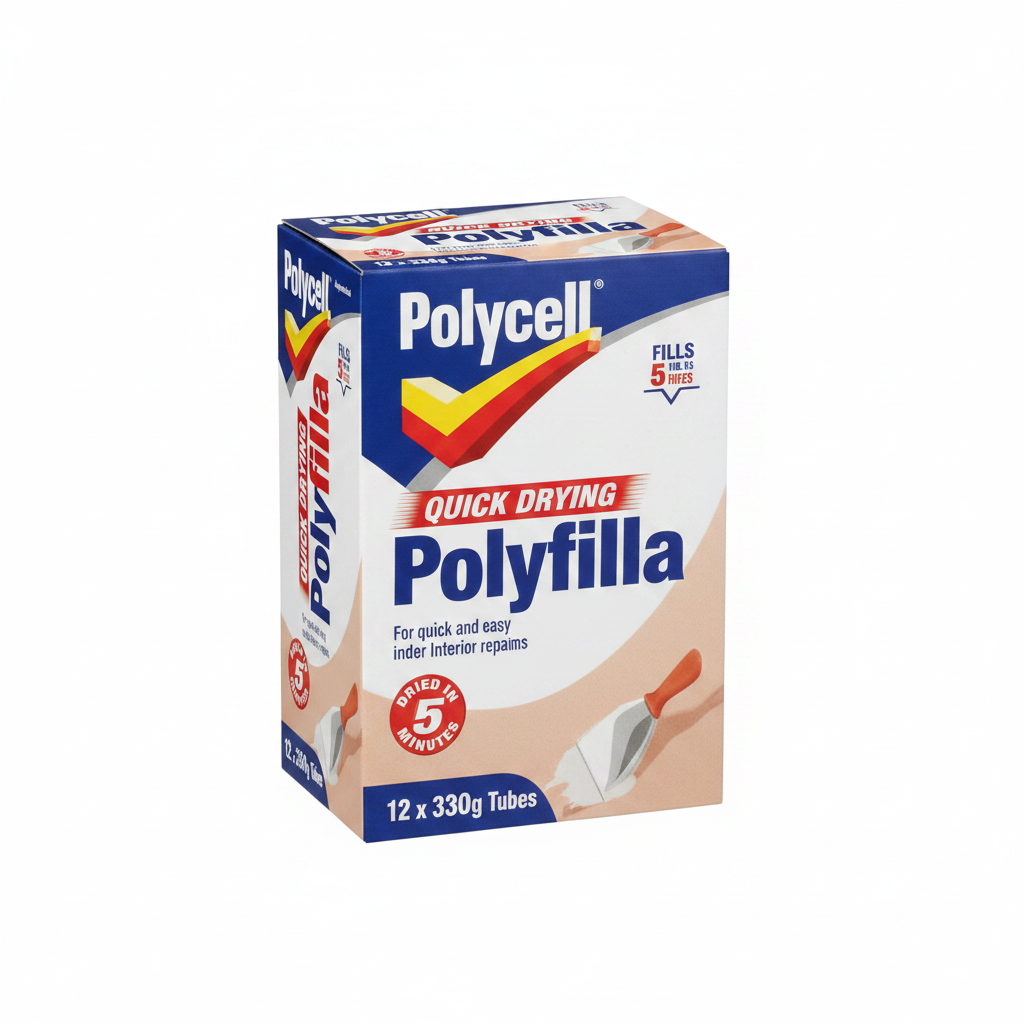 Polyfilla Quick Drying Filler | 1 x 330ml Tube