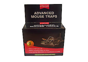 Rentokil Rklfm63 Advanced Mouse Trap, Pack Of 2, Blue