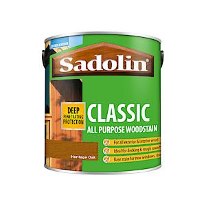 Sadolin Classic All Purpose Woodstain Heritage Oak 2.5 L