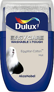 Dulux Easycare Washable & Tough Tester Paint, Egyptian Cotton, 30 Ml