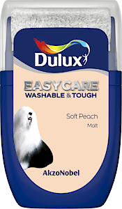 Dulux Easycare Washable & Tough Tester Paint, Soft Peach