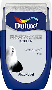 Dulux Easycare Kitchen Tester Paint, Frosted Steel, 30 Ml