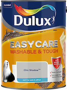 Dulux Easycare Washable & Tough Matt Emulsion Paint - Chic Shadow - 5L