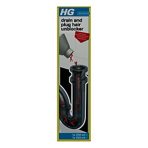 Hg Drain And Plug Hair Unblocker, (200 Ml + 250 Ml)