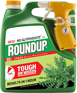 Roundup Speed Ultra (Glyphosate Free), Weedkiller, Manual Spray - 3 Litre