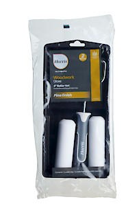 Harris 103022202 Ultimate Woodwork Mini Gloss Roller Set With Tray And Frame, 4"