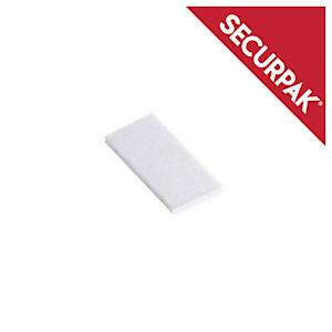 Dblside stkypads White12x25mm(40)