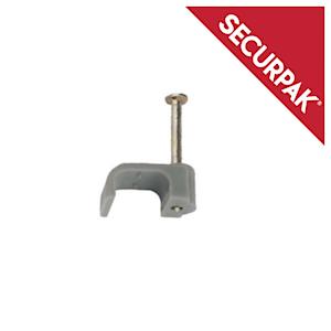 Cable Clips T&E Grey 2.5mm (20)