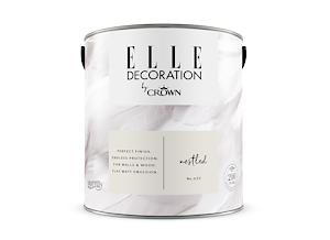 Elle Decoration By Crown 2.5L Flat Matt Emulsion Paint - Nestled No 625