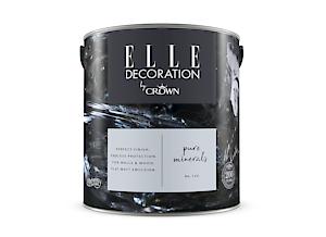 Elle Decoration By Crown 2.5L Flat Matt Emulsion Paint - Pure Minerals No 124