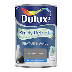 Dulux Simply Refresh Feature Wall Matt Emulsion Paint, Urban Obsession | 1 x 1.25L