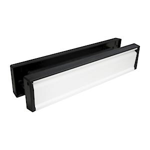 Double Sided Letterplate 40/80 X 300Mm White