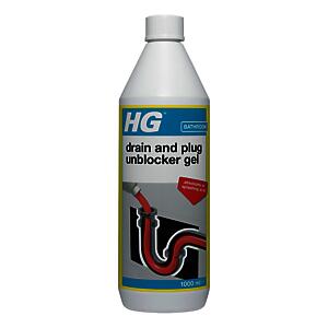 Hg Drain & Plug Unblocker Gel, Effective Drain Unblocker, 1 Litre