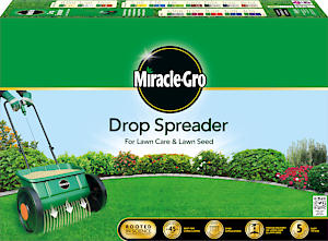 Miracle-Gro Drop Spreader | Ideal for Complete 4in1 , Grass Seed, Lawn Care treatments