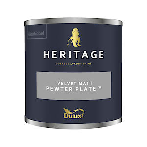 HERITAGE TEST PEWTER PLATE 125ml