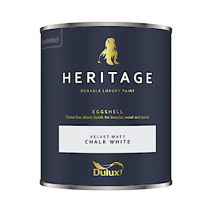 Dulux Heritage Eggshell (Chalk White, 0.75 Liters)