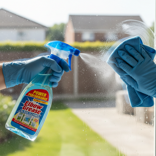 Elbow Grease Glass Cleaner With Vinegar | For Windows And Mirrors | 1 x 500ml