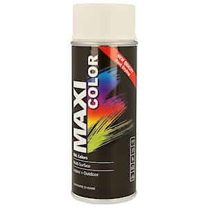 MaxiColor Spray Satin Brilliant White 400ml | Full Case Offer 12 x 400ml