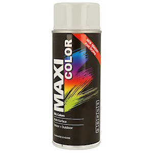 Maxicolor Quick Drying Spray Paint Gloss Light Grey 400ml