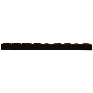 Recycled Rubber Roman Stone Border Earth