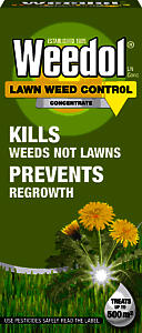 Weedol Lawn Weedkiller | Highly Concentrated | Kills Weeds Not Lawns | 1 Litre
