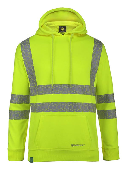 Envirowear Recyclable Hi-Vis Hoodie Sy ALL SIZES