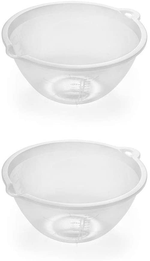 Addis Large Clear Mixing Bowl 4 Litre {Tiwn Pack}