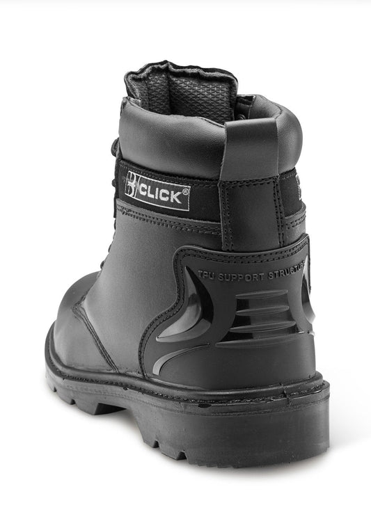 Beeswift Footwear Black Eyelet Boots ALL SIZES