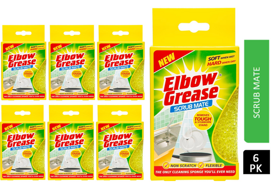 Elbow Grease Scrub Mate Sponge 6 Pack