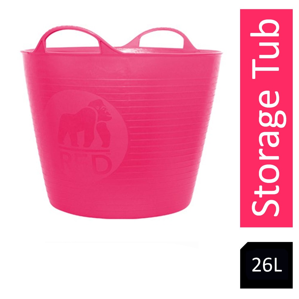 Red Gorilla {Tubtrug} Tub Pink 26 Litre